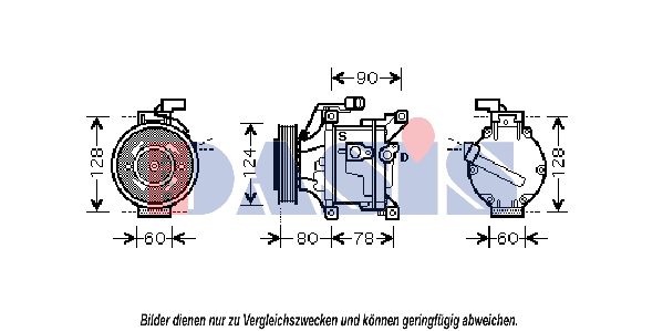 AKS DASIS Kompressori, ilmastointilaite 850769N